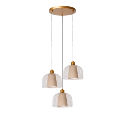 GUNHILD lampa wisząca 3xE27 Transparant 30460/13/60 Lucide - zdjęcie dodatkowe 1
